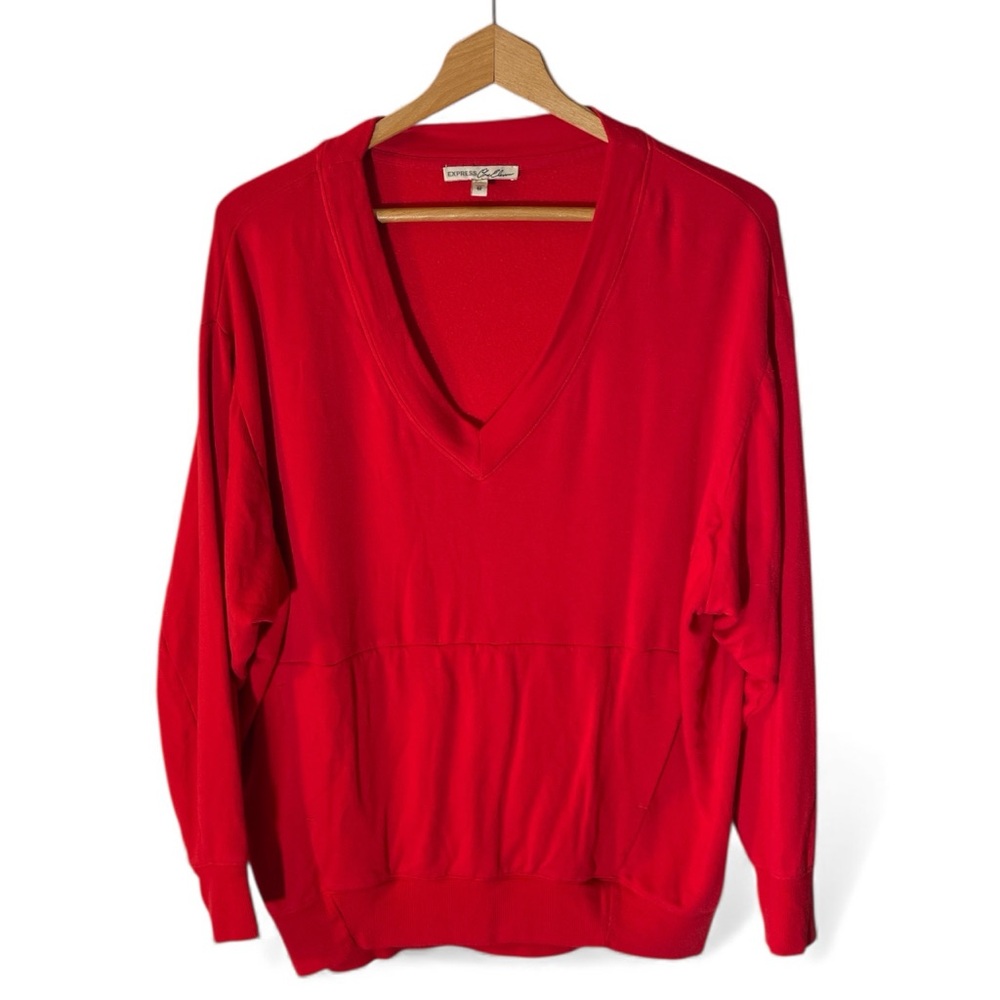 G8- extra small - oversized XS Express Soft Red Sweater
